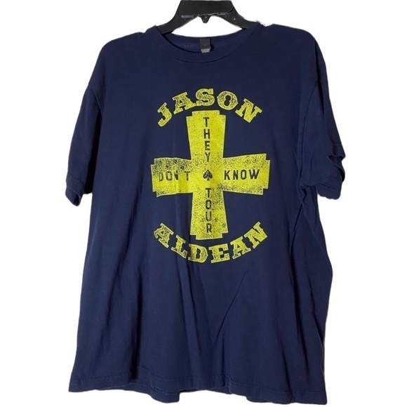Tultex Jason Aldean “They don’t know” Tour Shirt Men’s/Unisex - Picture 1 of 5